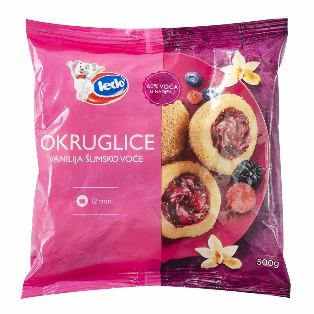 cmoki z gozdnimi sadeži ledo