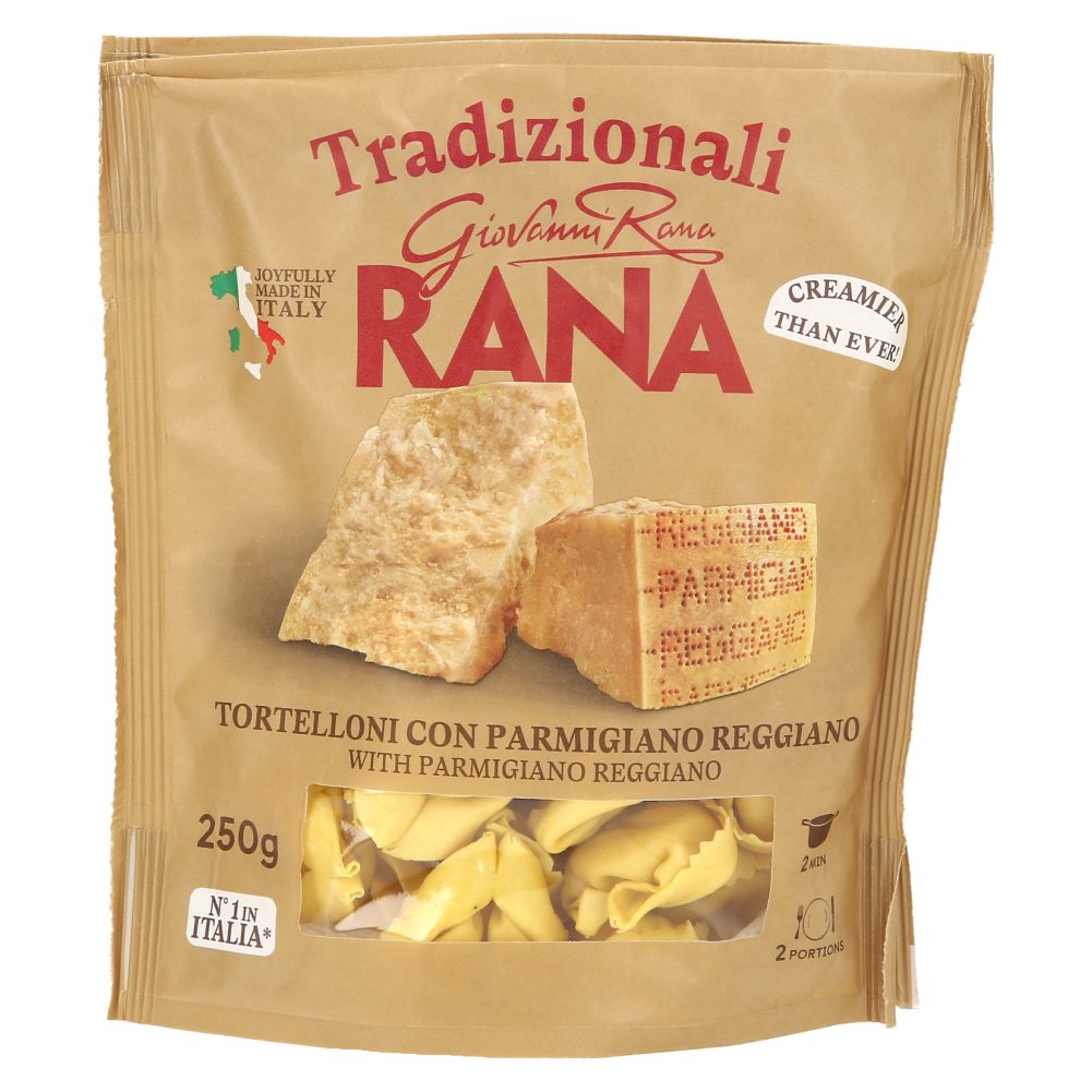 SVEŽE JAJČNE TESTENINE RAVIOLI S PARMEZANOM, RANA, 250G