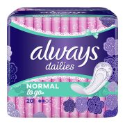 Slika produkta ŠČITNIKI PERILA NORMAL FRESH SCENT SINGLES TO GO, ALWAYS DAILIES, 20/1