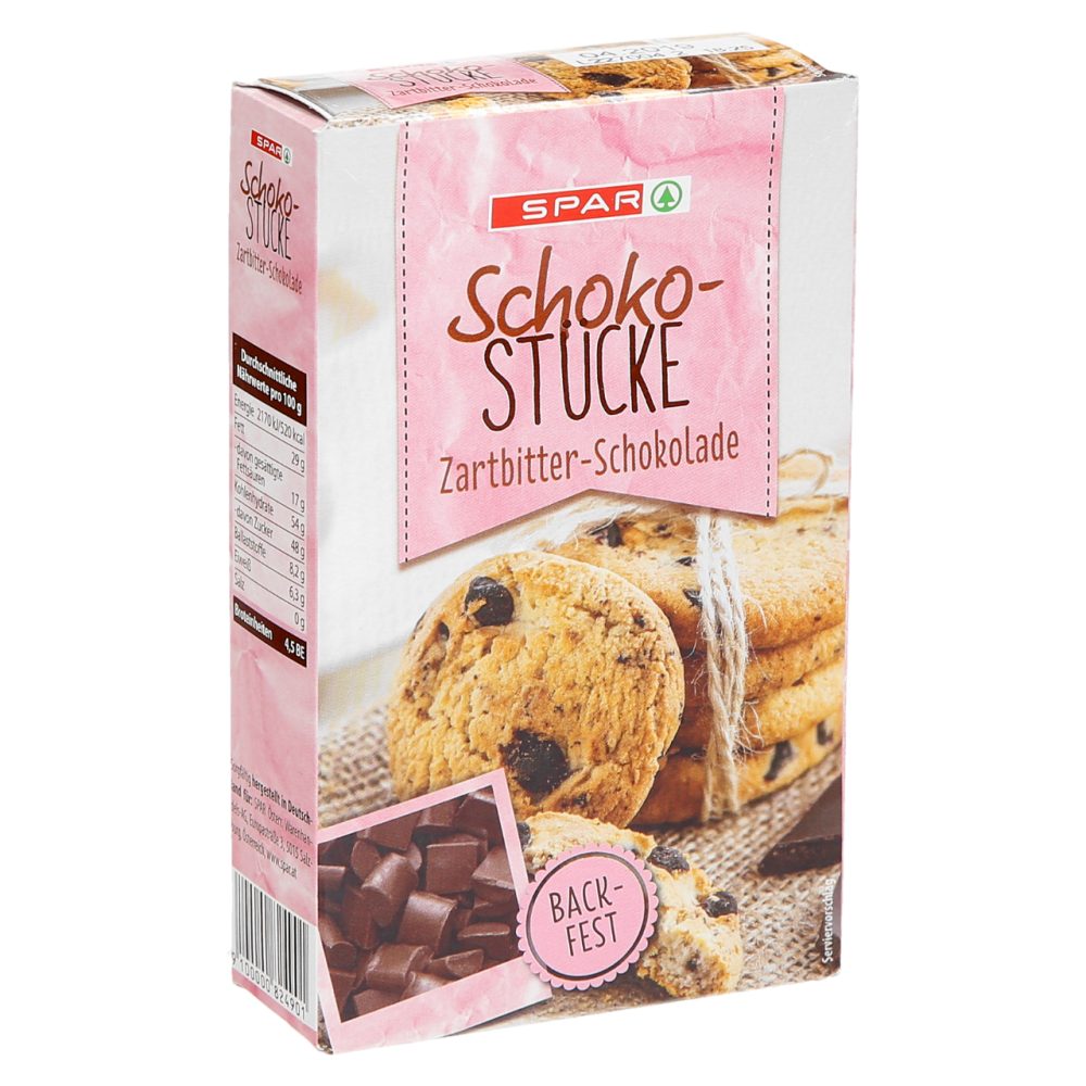 ČOKO KOŠČKI TEMNA ČOKOLADA, SPAR, 100G