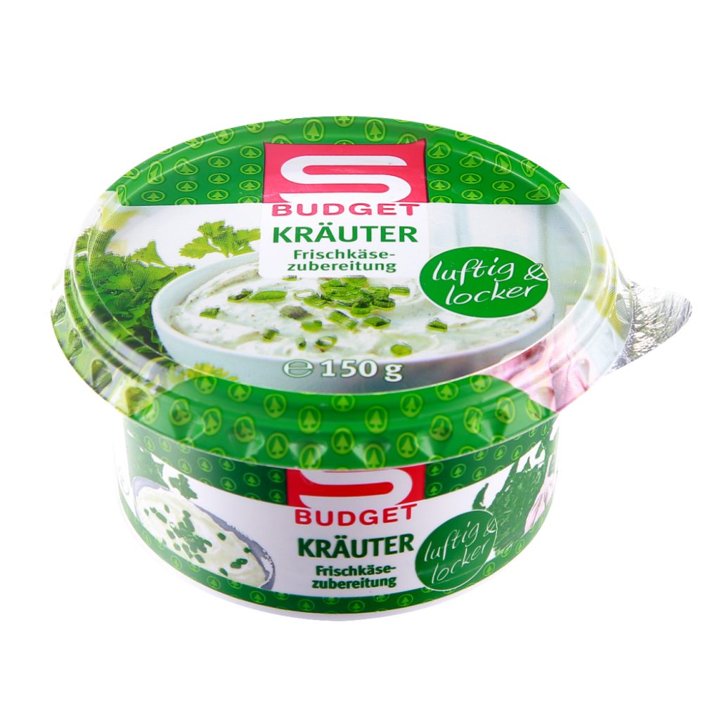 SIRNI NAMAZ Z ZELIŠČI, S-BUDGET, 150G