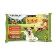 Slika produkta MOKRA HRANA ZA PSE V ŽELEJU MESO, FRISKIES, 4X100G