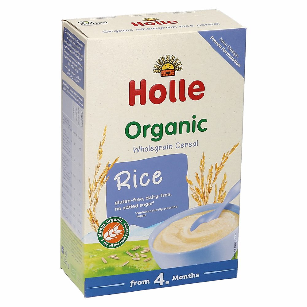 holle kaša riževi kosmiči (brez glutena) s 5. mesecem