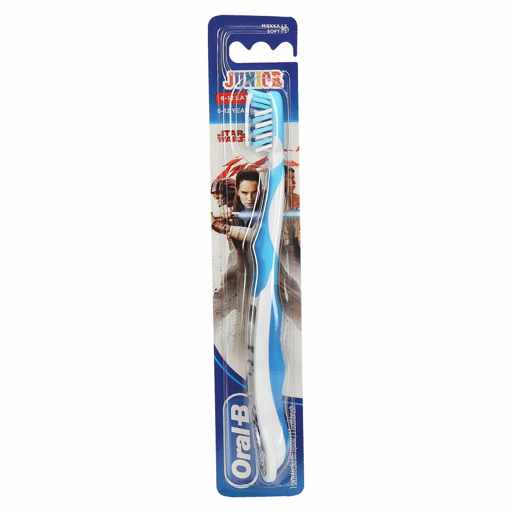 otroška zobna ščetka junior soft star wars
