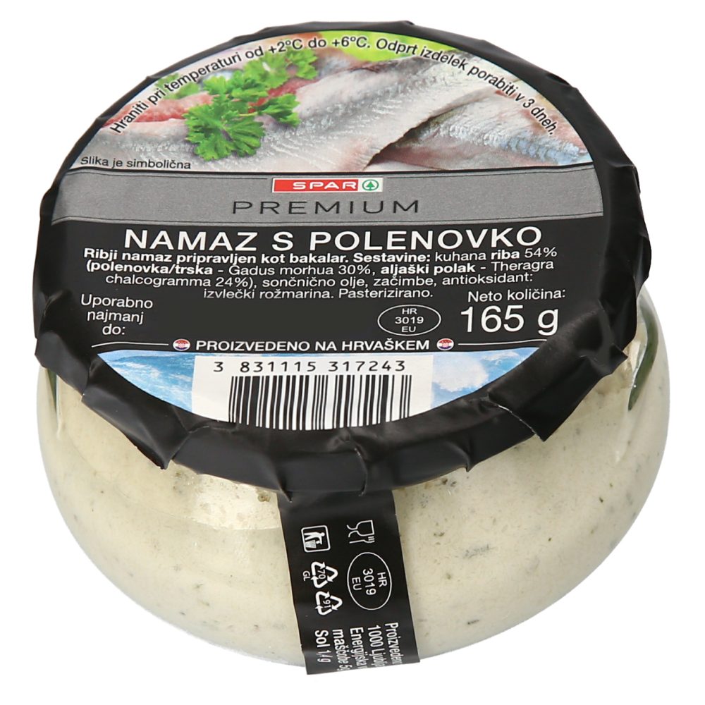 NAMAZ S POLENOVKO, SPAR PREMIUM, 165G