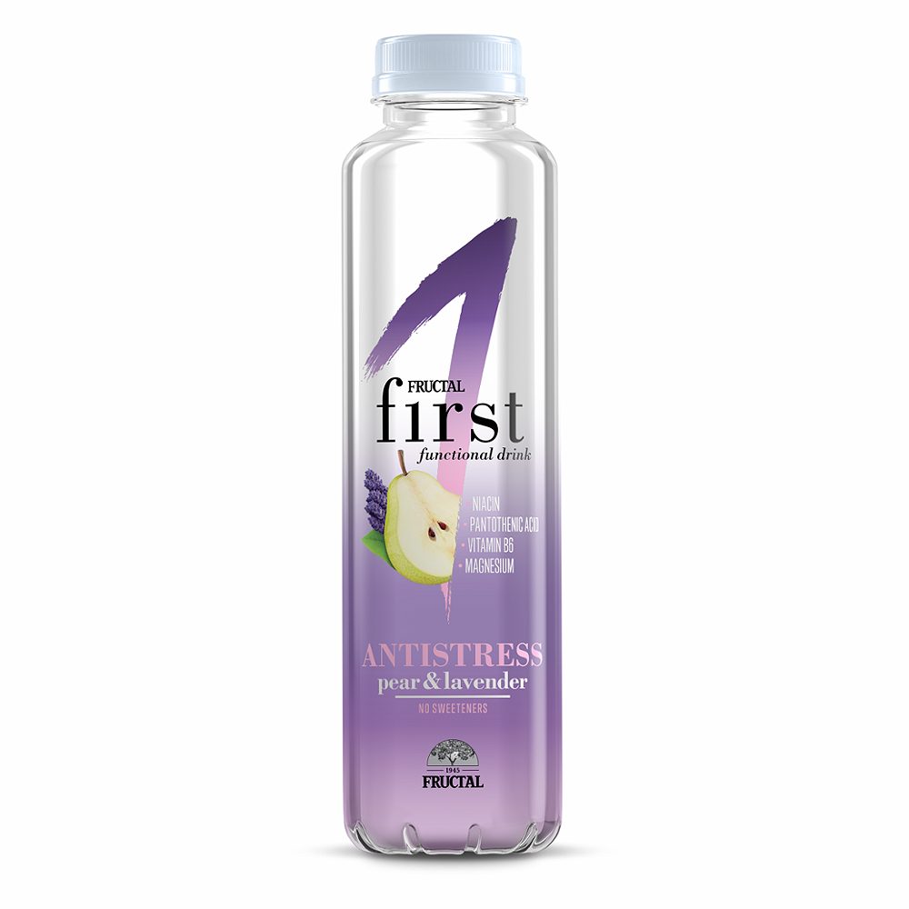 pijača hruška in sivka antistress first 1, fructal, 0,5l