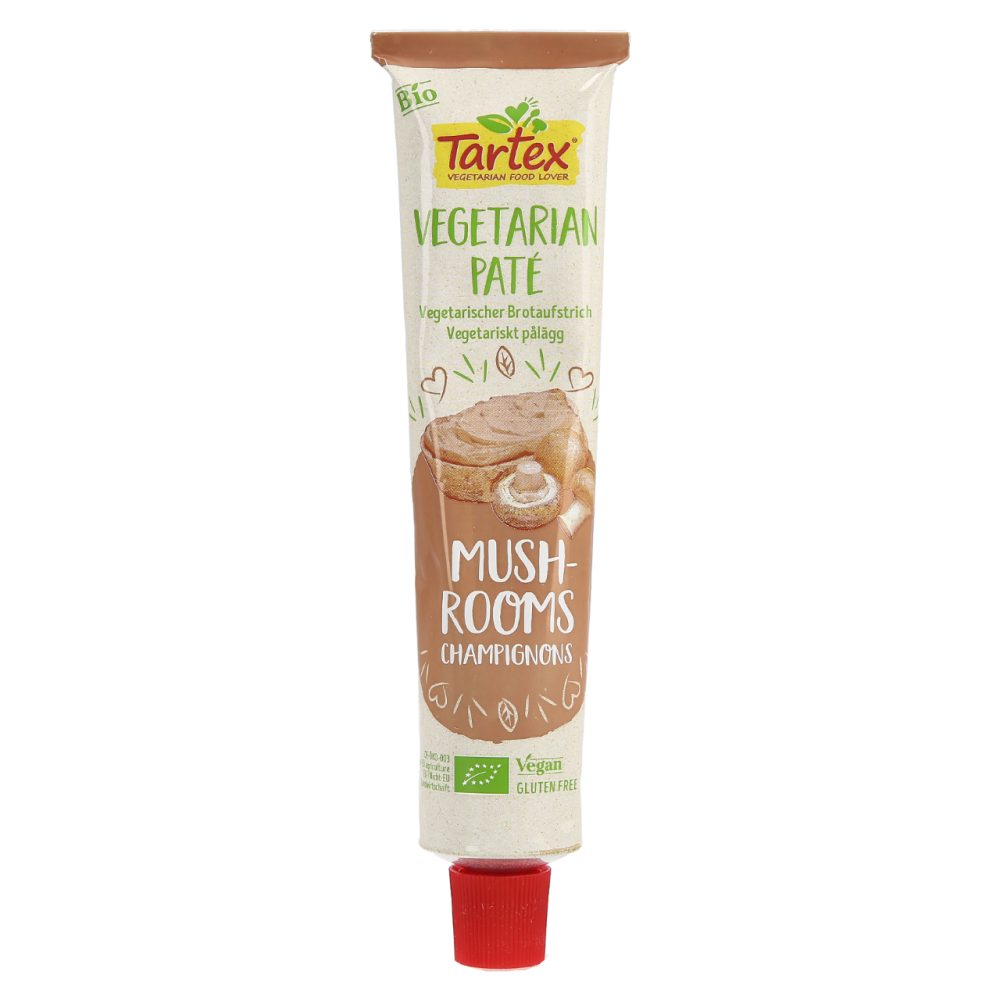 BIO RASTLINSKA PAŠTETA S ŠAMPINJONI, TARTEX, 200G