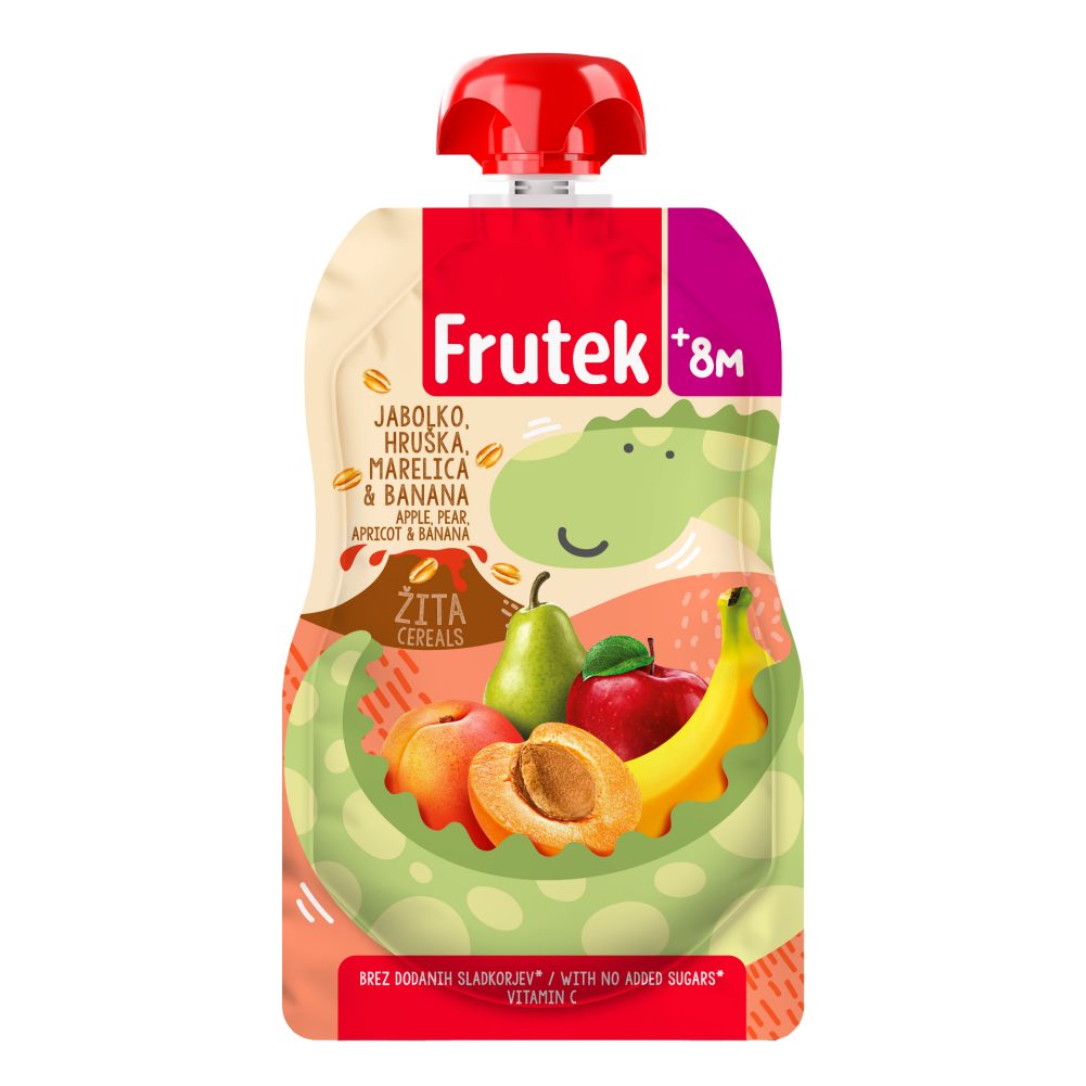 SADNA KAŠA 3 ŽITA, FRUTEK, 100G