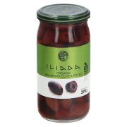 Slika produkta BIO IZKOŠČIČENE OLIVE KALAMATA V SLANICI, ILIADA, 370G