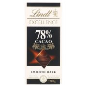 Slika produkta TEMNA ČOKOLADA 78% EXCELLENCE, LINDT, 100G