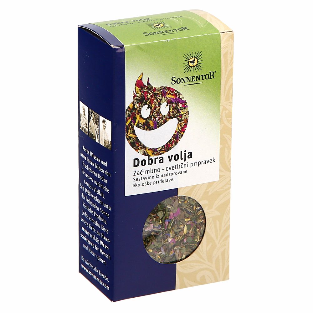 bio mešanica začimb cvetlična dobra volja, sonnentor, 25g