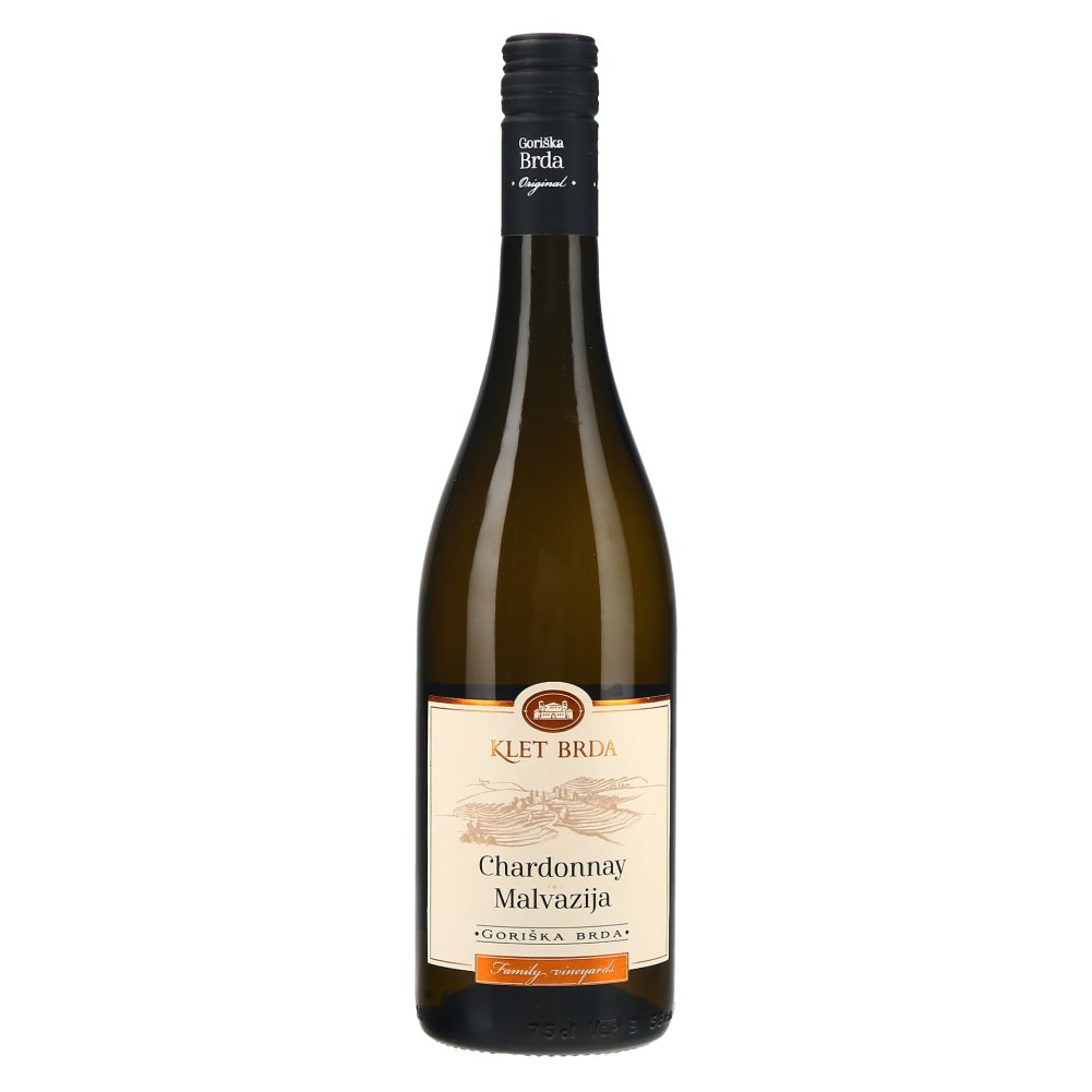 Chardonnay Malvazija, belo vino, Klet Brda, 0,75 l