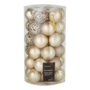 Slika produkta KROGLICE PVC, 6CM, 37/1, ČIPKA, ZLATA