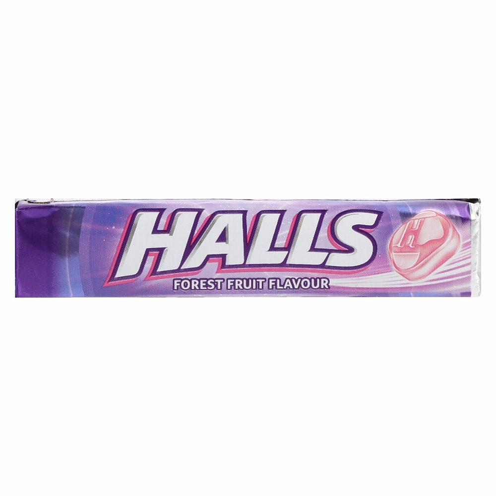 trdi bonboni gozdni sadeži, halls, 33,5g