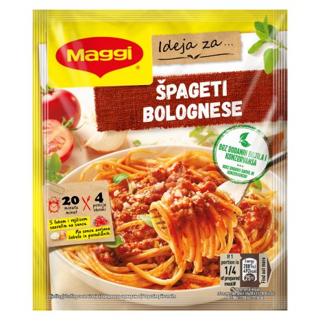 Competitors semester Besides MEŠANICA ZAČIMB ZA ŠPAGETE BOLOGNESE, MAGGI, 50G Maggi mešanica začimb za  špagete bolognese 50g | SPAR Online