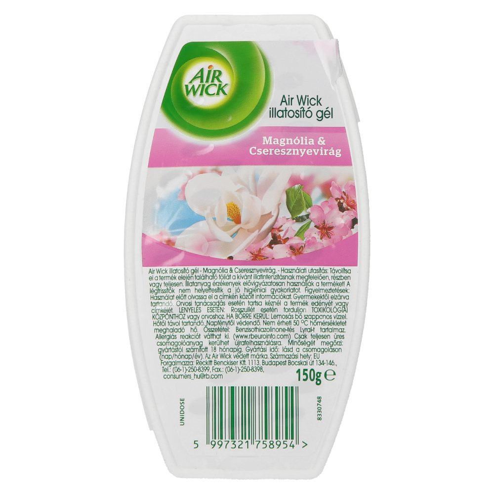 OSVEŽILEC ZRAKA MAGNOLIA&CHERRY BLOSSOM GEL, AIR WICK, 150G