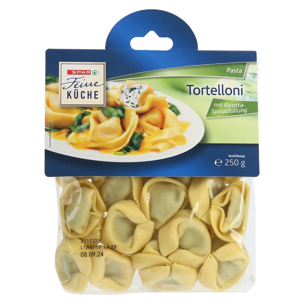 TORTELINI RICOTTA IN ŠPINAČA, SPAR FEINE KÜCHE, 250G