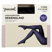 Slika produkta ŽENSKE HLAČNE NOGAVICE MODRE 15DEN 3-4 44-46, SEIDENGLANZ, PASCAREL, 1/1