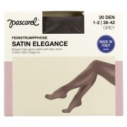 Slika produkta ŽENSKE HLAČNE NOGAVICE SIVE 20DEN 1-2 38-42, SATIN ELEGANCE, PASCAREL, 1/1