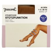 Slika produkta ŽENSKE HLAČNE NOGAVICE KOŽNE 40DEN 1-2 36-42, OPORNE, PASCAREL, 1/1