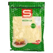 Slika produkta SIR MOZZARELLA RIBANA, S-BUDGET, 250G