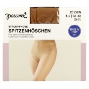 Slika produkta ŽENSKE HLAČNE NOGAVICE PEŠČENE 20DEN 1-2 38-42, SPITZENHOSCHEN, PASCAREL, 1/1