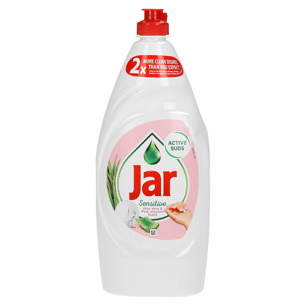 detergent za posodo aloe vera & pink jasmine sensitive, jar, 900ml