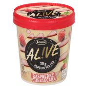 Slika produkta SLADOLED MALINA IN SKUTNA TORTA Z BELO ČOKOLADO AL!VE PROTEIN, LEONE, 480ML