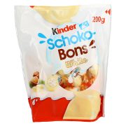Slika produkta ČOKOLADNI BONBONI KINDER SCHOKO-BONS WHITE, FERRERO, 200G