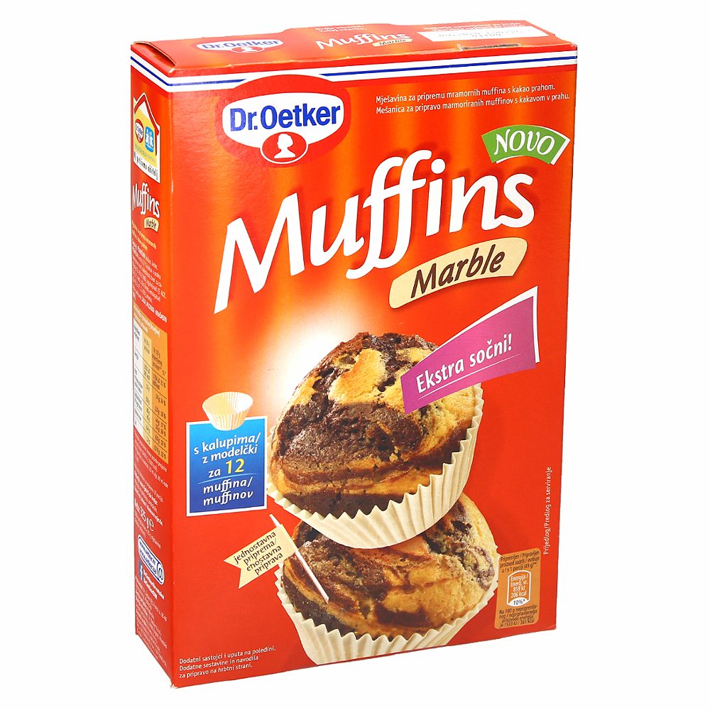 mešanica za pripravo muffinov marble, dr.oetker, 325g