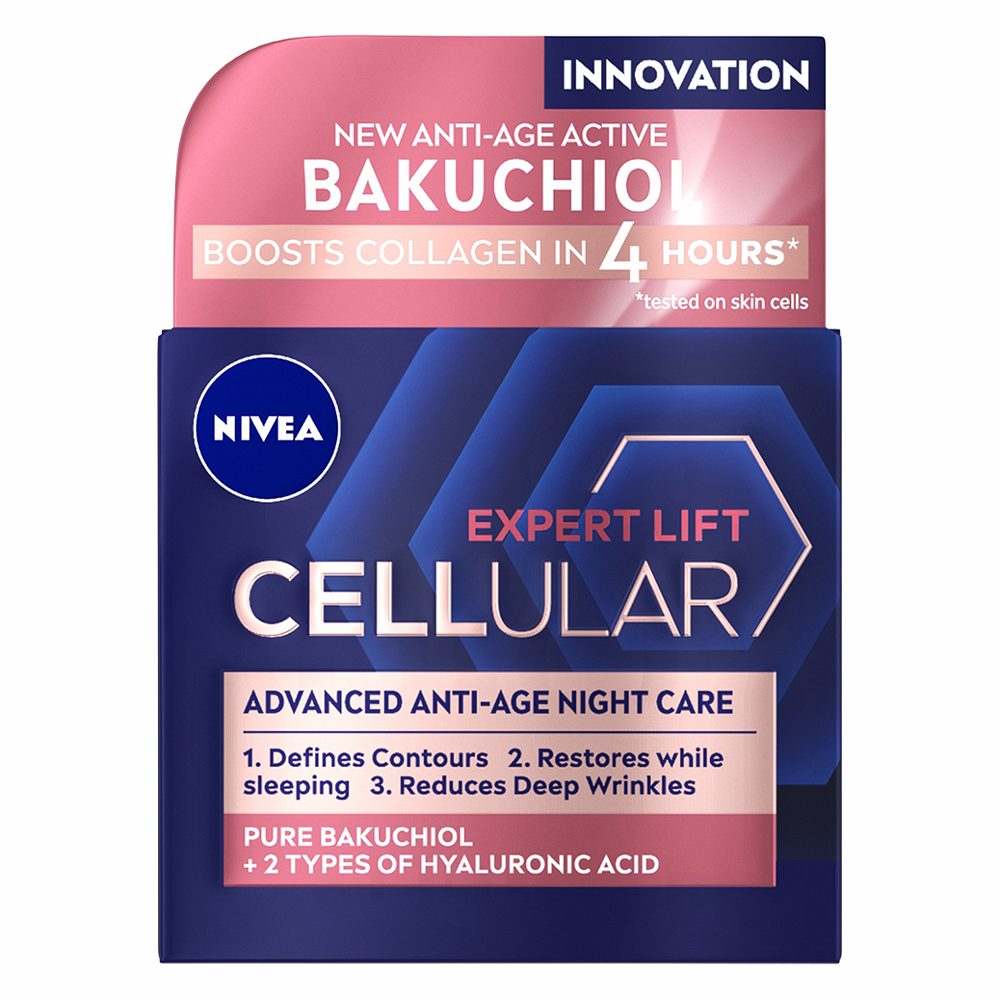 nočna krema elasticity reshape, hyaluron cellular filler, nivea, 50ml