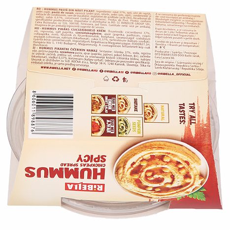 Humus Ribelin HUMUS PIKANT, RIBELLA, 200G