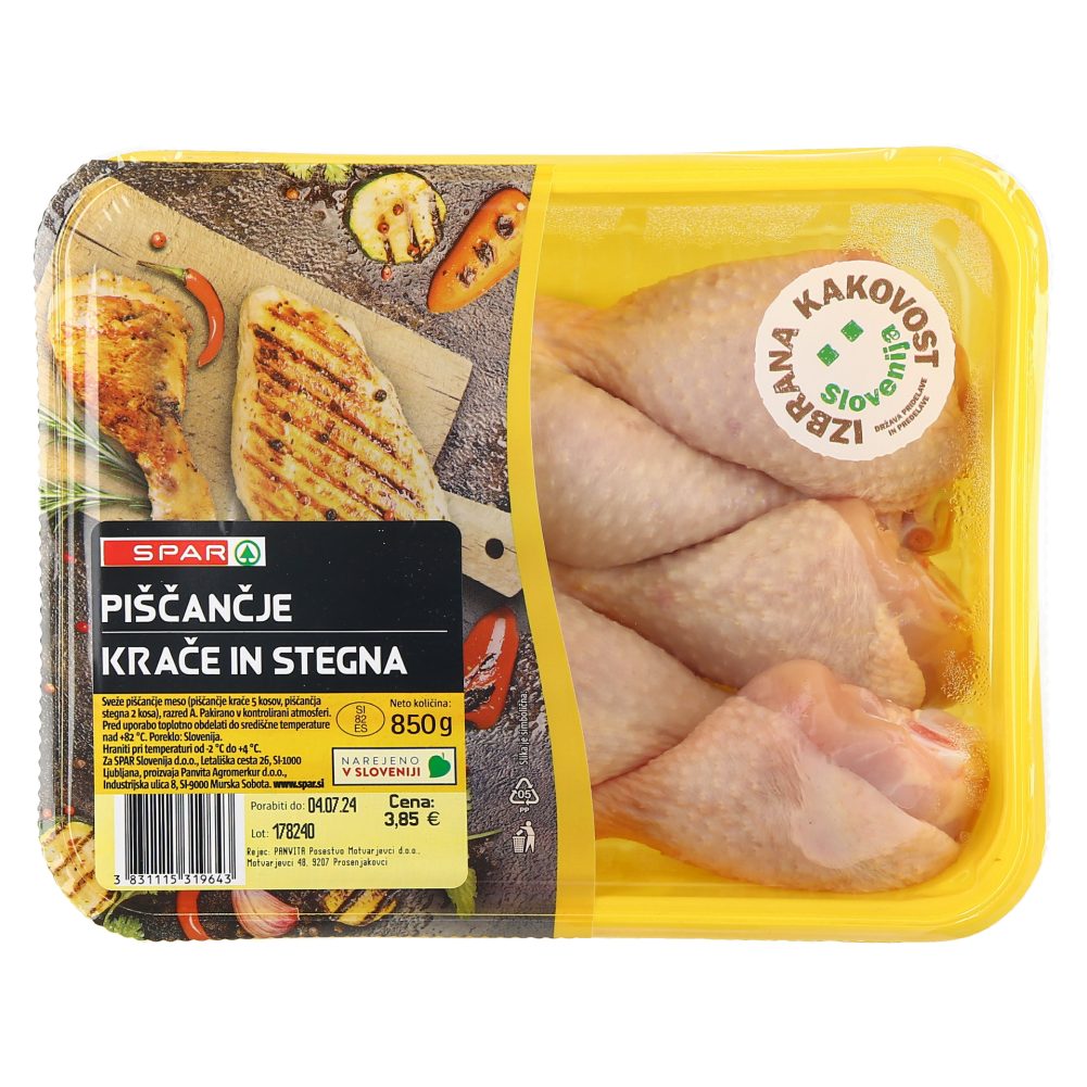 SPAR PIŠČ.STEG.KRAČE 850G IK
