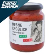 Slika produkta PARADIŽNIKOVA OMAKA Z MESNIMI KROGLICAMI, ALLA LUIGI, 325G