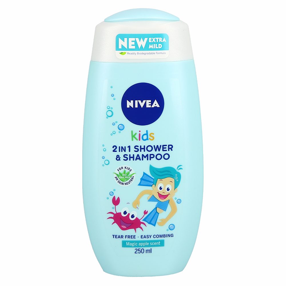 gel za prhanje in šampon za lase za dečke