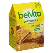 Slika produkta KEKSI S ČOKOLADNO LEŠNIKOVIM POLNILOM SOFT BAKES BREAKFAST, BELVITA, 250G