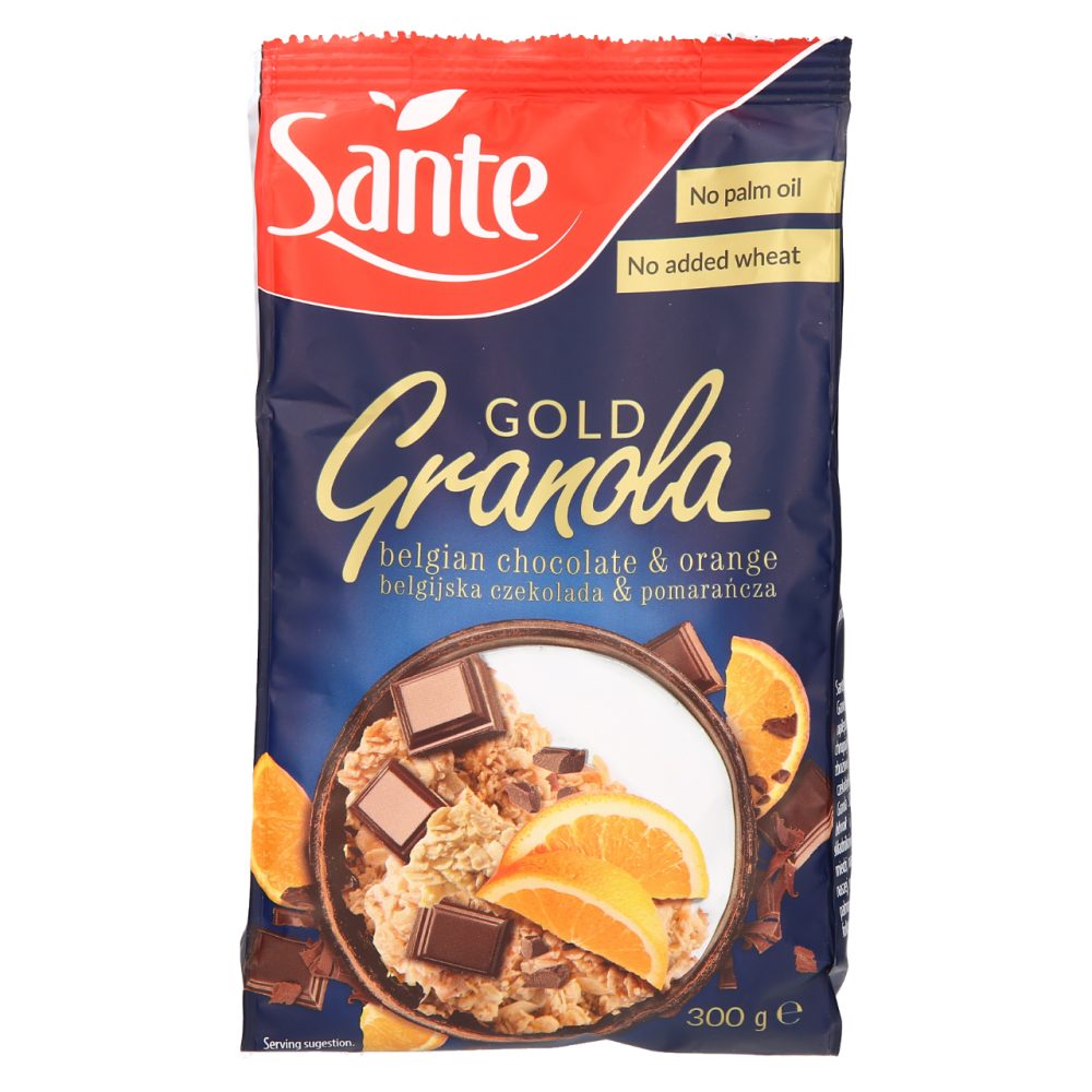 granola čokolada in pomaranča granola gold
