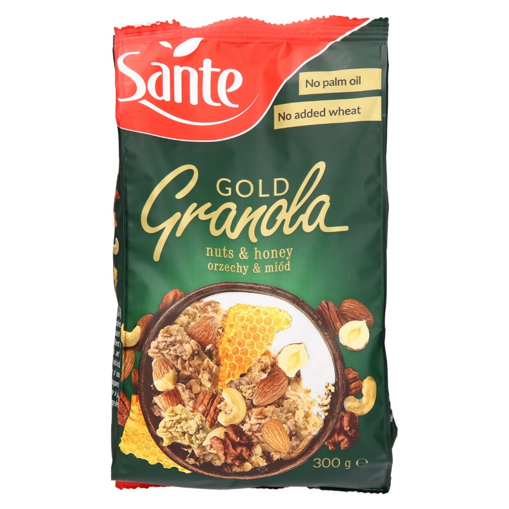 kosmiči za zajtrk oreški in med granola gold