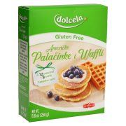 Slika produkta ZMES AMERIŠKE PALAČINKE IN WAFFLJI BREZ GLUTENA, DOLCELA, 250G