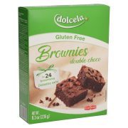 Slika produkta ZMES BROWNIES DOUBLE CHOCO BREZ GLUTENA, DOLCELA, 235G