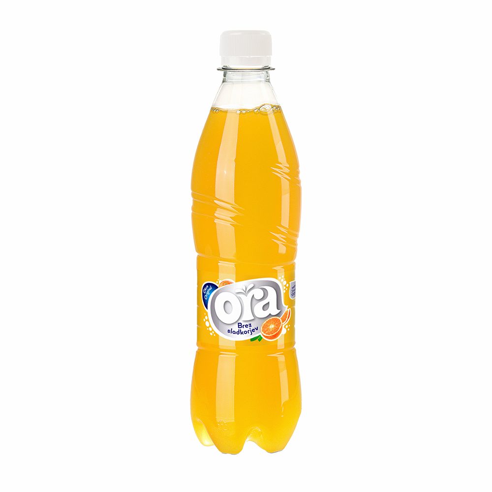gazirana brezalkoholna pijača, brez sladkorjev, ora original, 0,5l