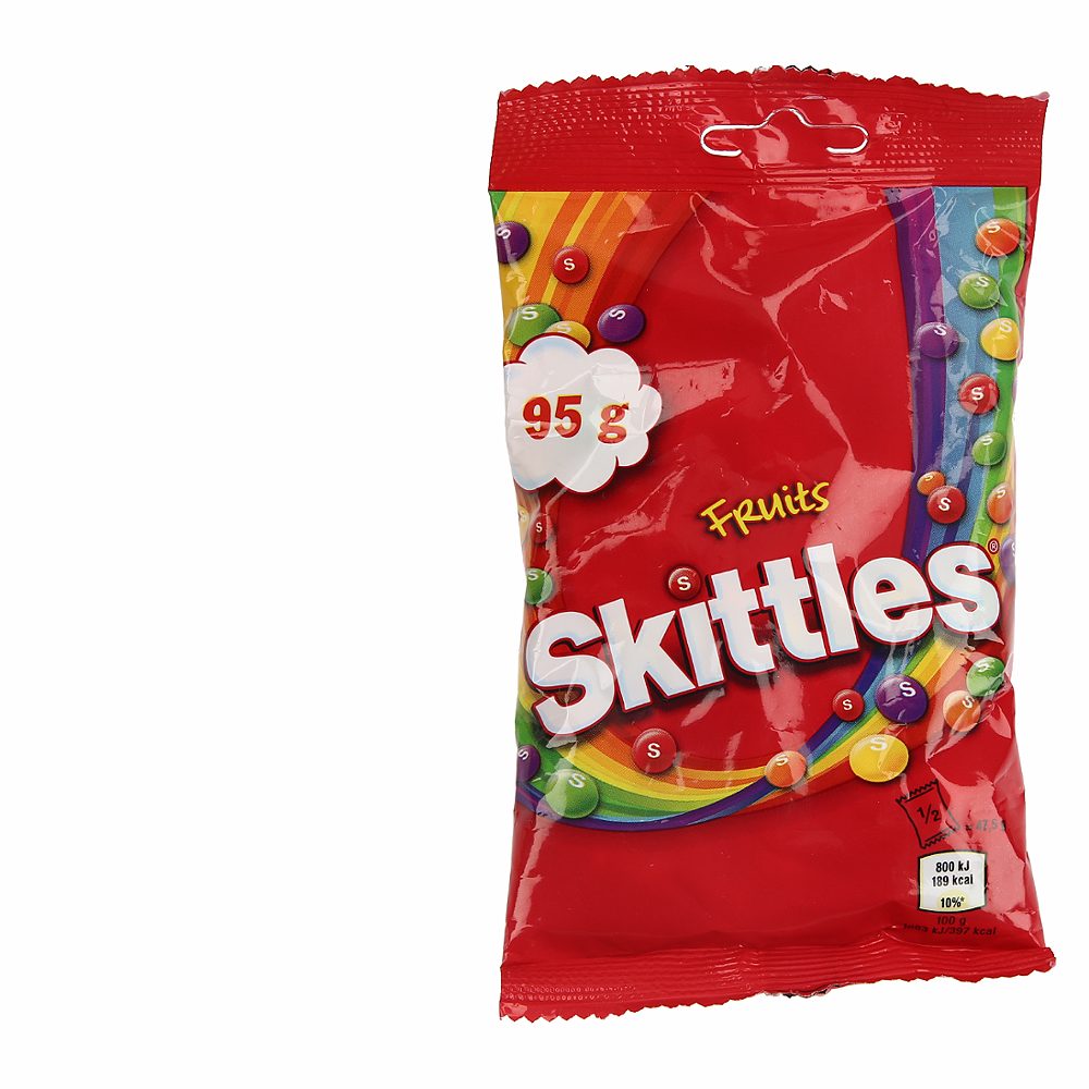 žvečljivi sadni bomboni fruits, skittles, 95g