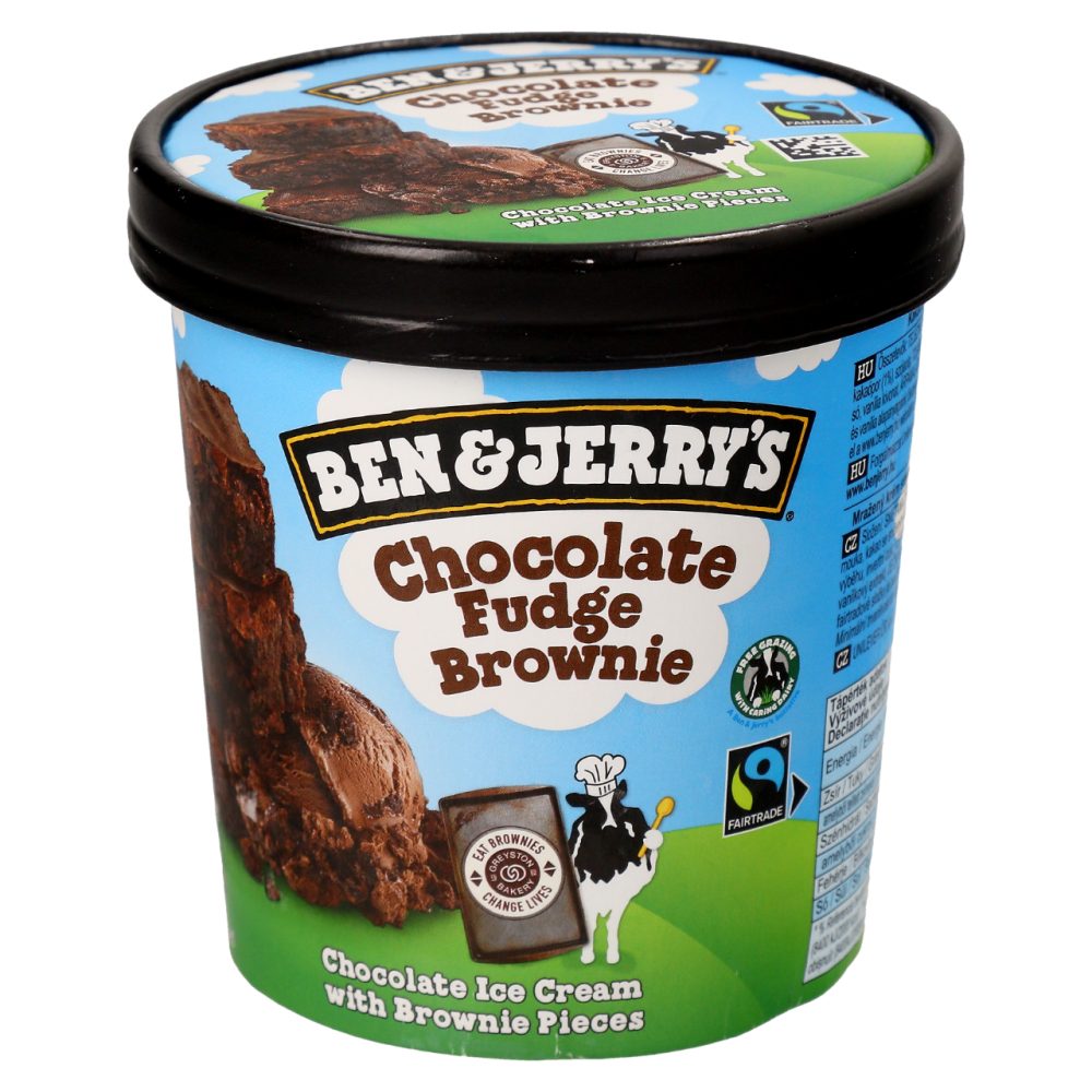 Sladoled v lončku, Chocolate Fudge Brownie, Ben & Jerry's, 465 ml