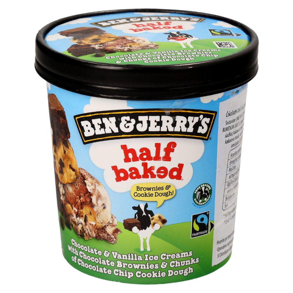 SLADOLED HALF BAKED, BEN&JERRY´S, 465ML | SPAR Online