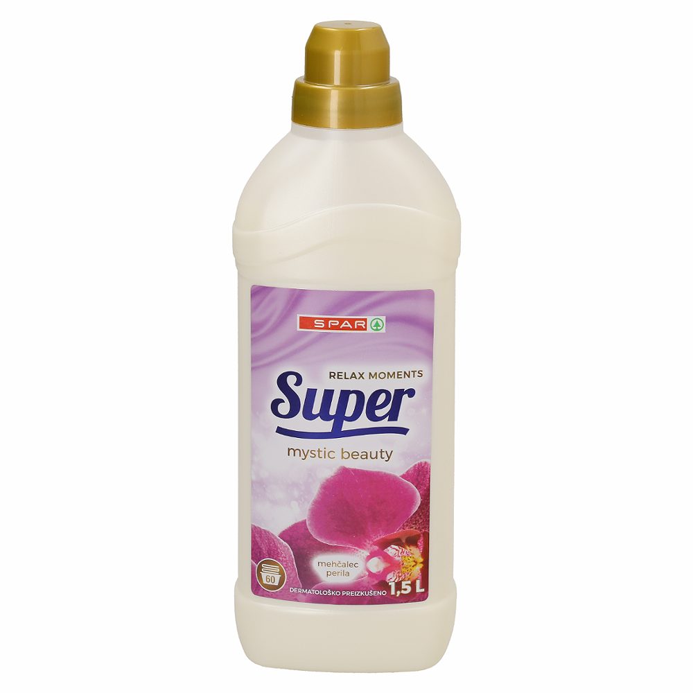 mehčalec za perilo mistic beauty, spar super, 60pranj, 1,5l