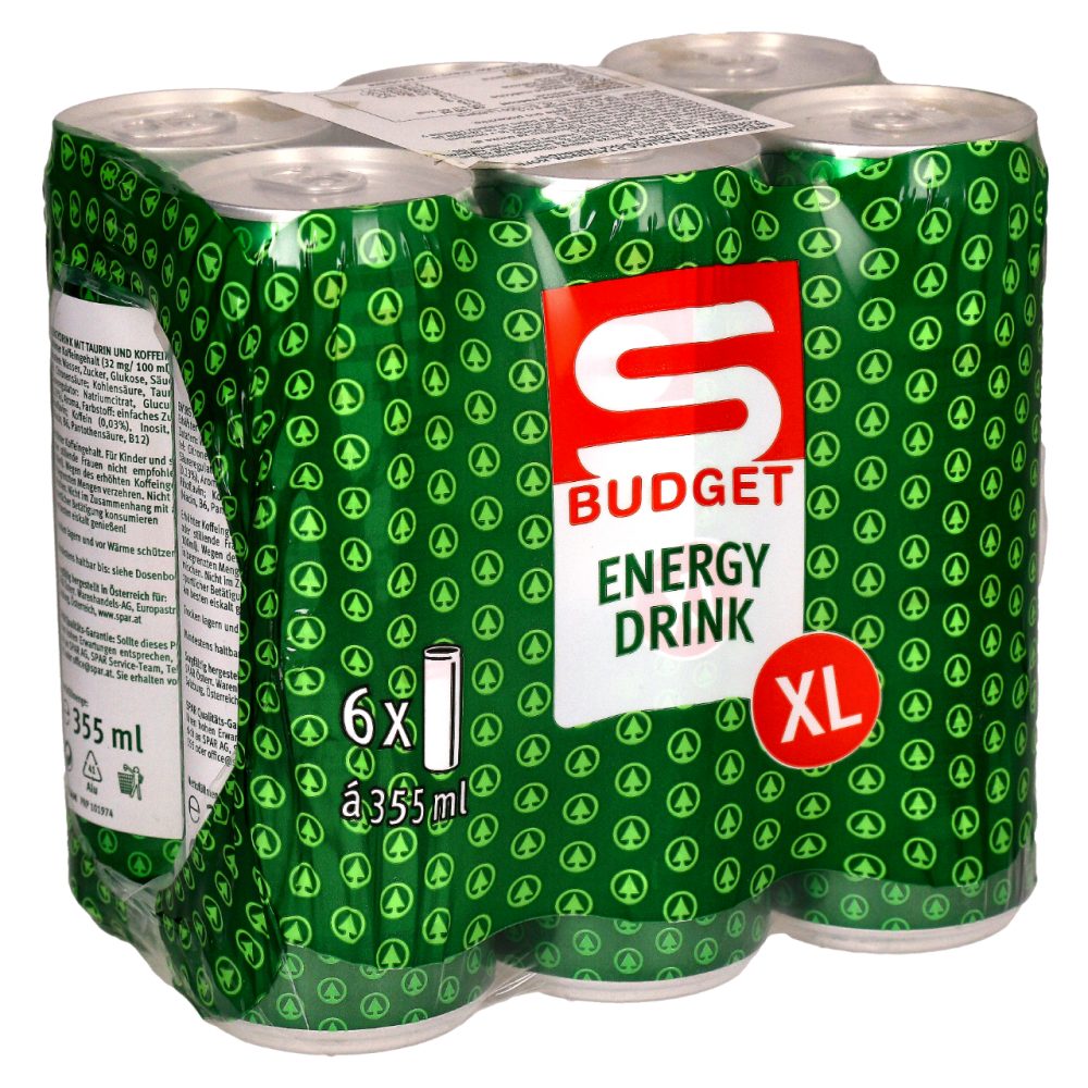 ENERGIJSKI NAPITEK S-BUDGET, 6X355ML
