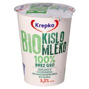 Slika produkta BIO KISLO MLEKO 3,2% M.M. BREZ GSO, MLEKARNA KREPKO, 200G