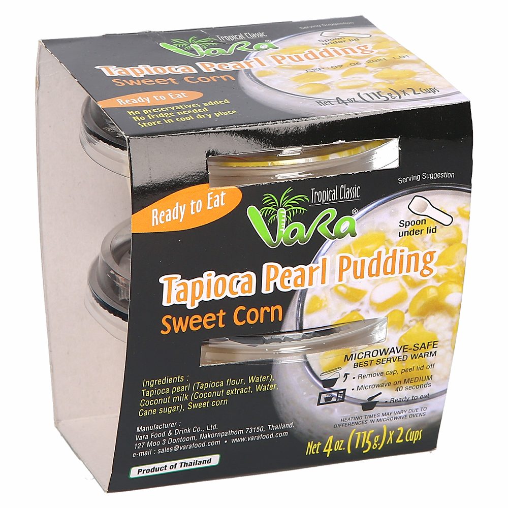 tapioka puding s sladko koruzo, vara, 230g
