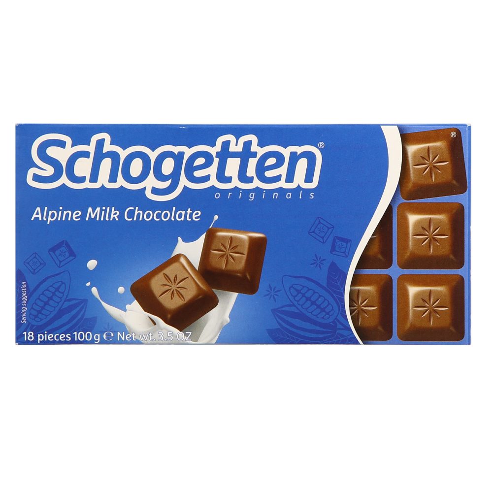 MLEČNA ČOKOLADA ALPSKA, SCHOGETTEN, 18/1, 100G