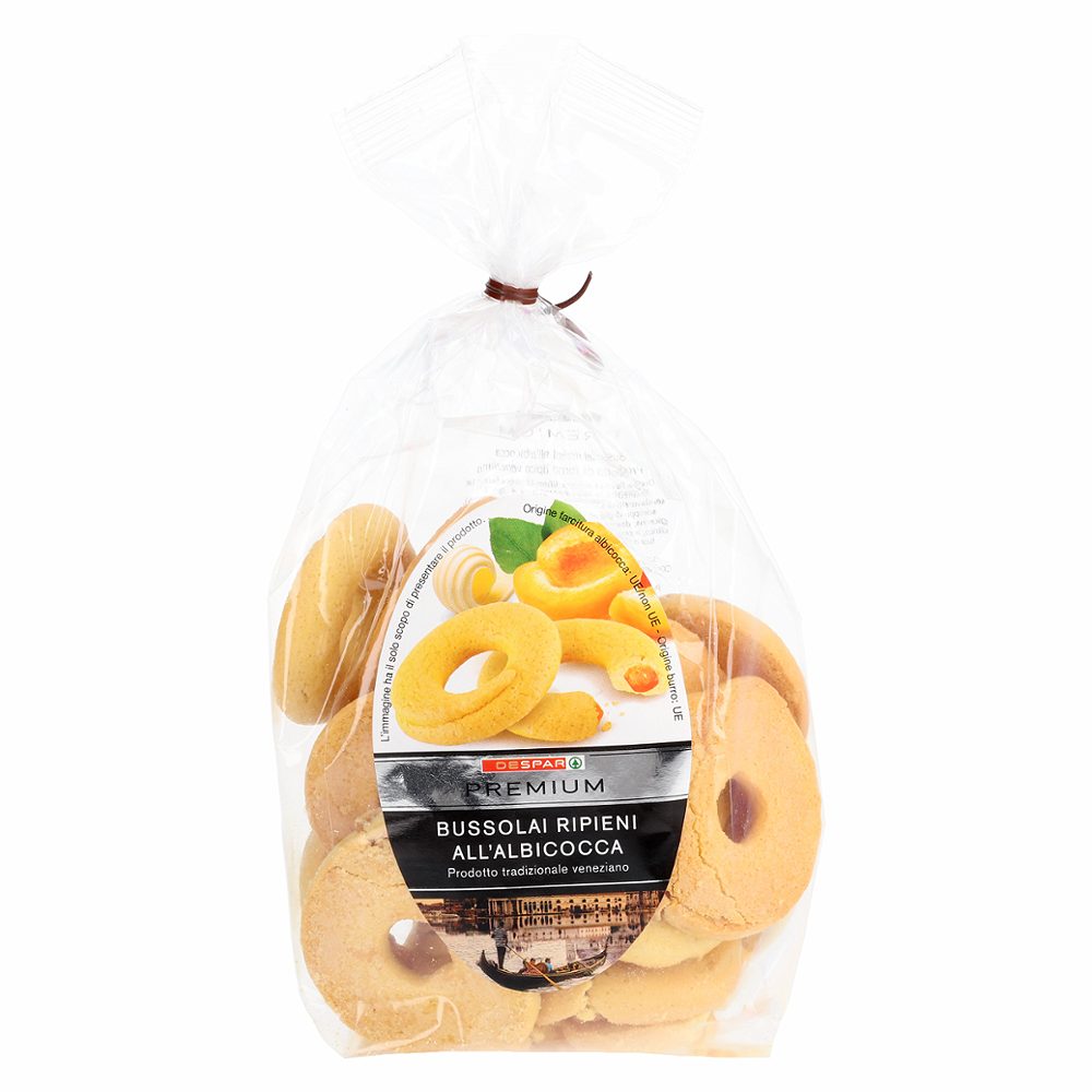 piškoti obročki z marelica, despar premium, 250g